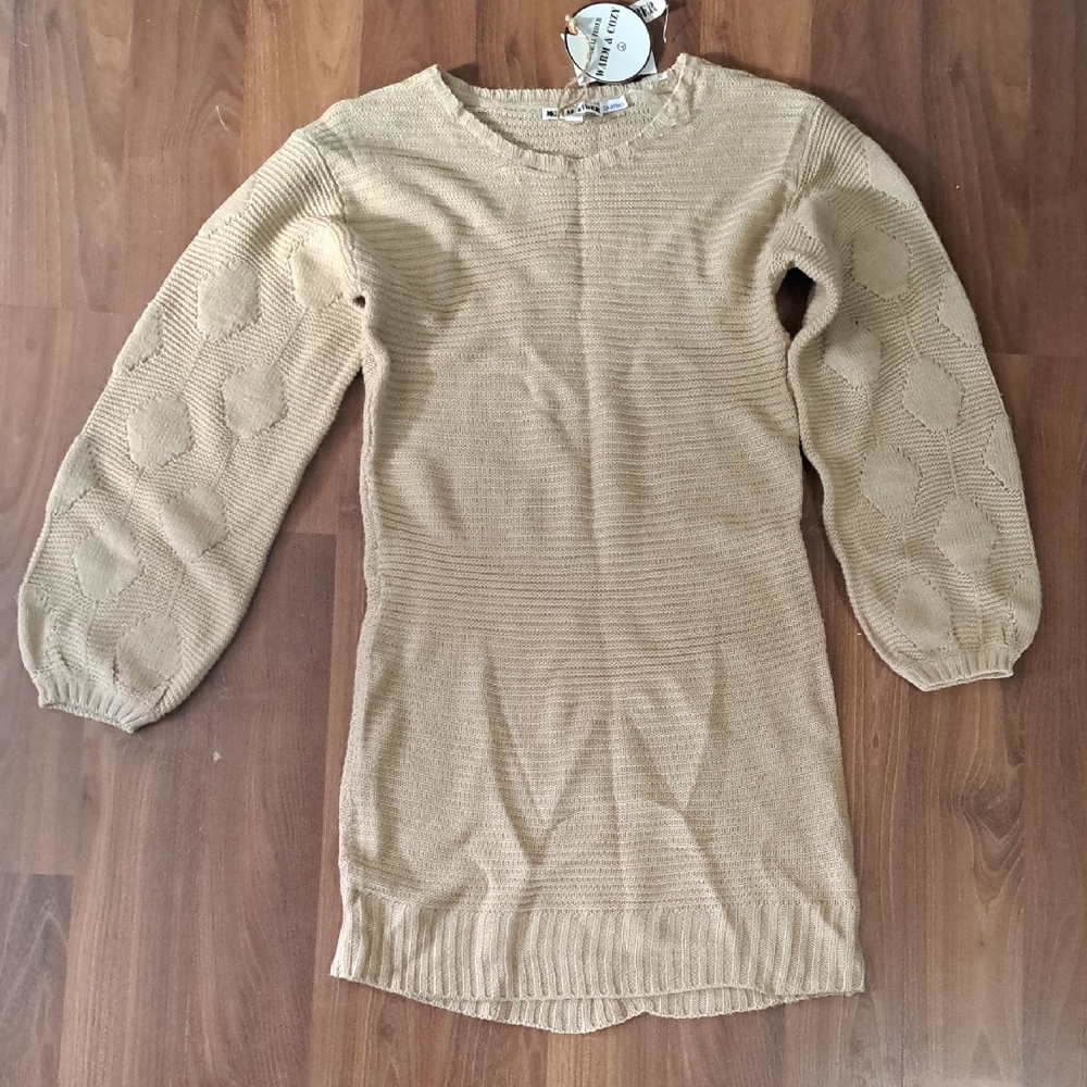 Moral Fiber Cream Crew Neck Sweater